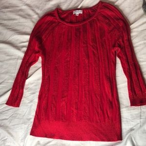 Gorgeous Joseph A red sweater